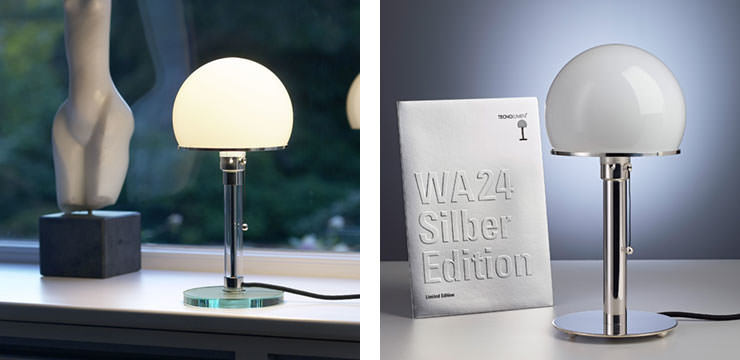 Wagenfeld Lamp and Bauhaus limited edition Tecnolumen Aram Store