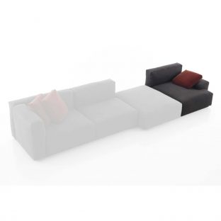Mex Cube Deep Seat with Wide Arm