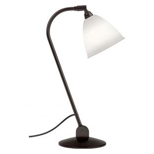 BL2 Table Lamp - black frame and bone china