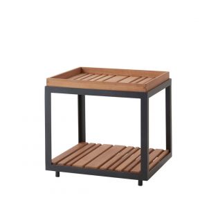 Level outdoor side table by Cane-line